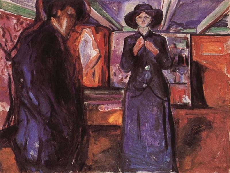 Man and Woman, Edvard Munch